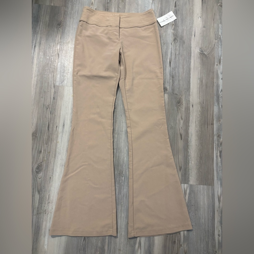 NWT Size 9  Wide Leg Tan Pants